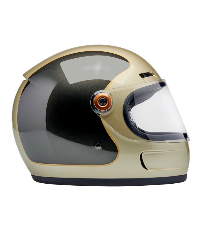 Biltwell Gringo SV Metallic Champagne/Charcoal Tracke helmet