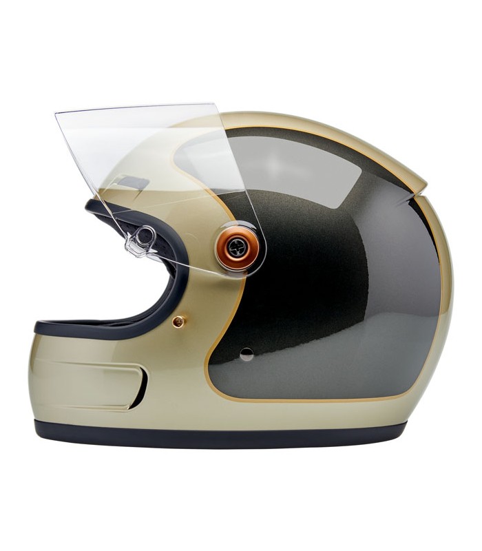 Casque Biltwell Gringo SV Metallic Champagne/Charcoal Tracke