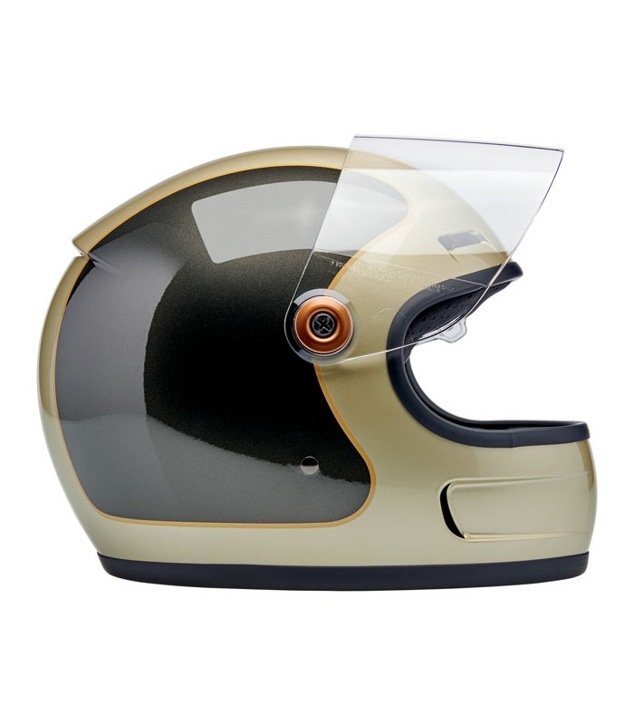 Biltwell Gringo SV Metallic Champagne/Charcoal Tracke helmet