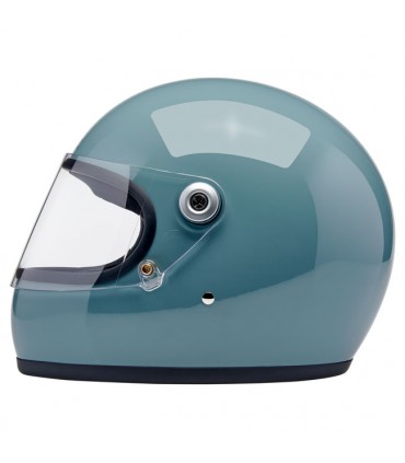 Biltwell Gringo S Agave Blue Gloss helmet