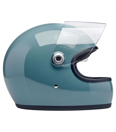 Biltwell Gringo S Agave Blue Gloss helmet