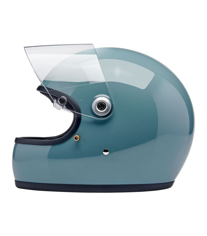 Biltwell Gringo S Agave Blue Gloss helmet