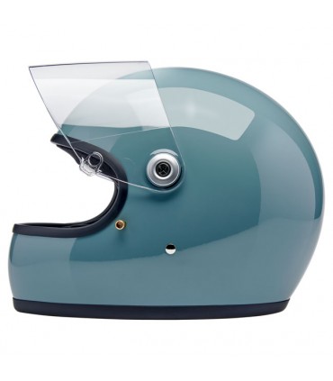 Biltwell Gringo S Agave Blue Gloss helmet
