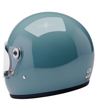 Biltwell Gringo S Agave Blue Gloss helmet