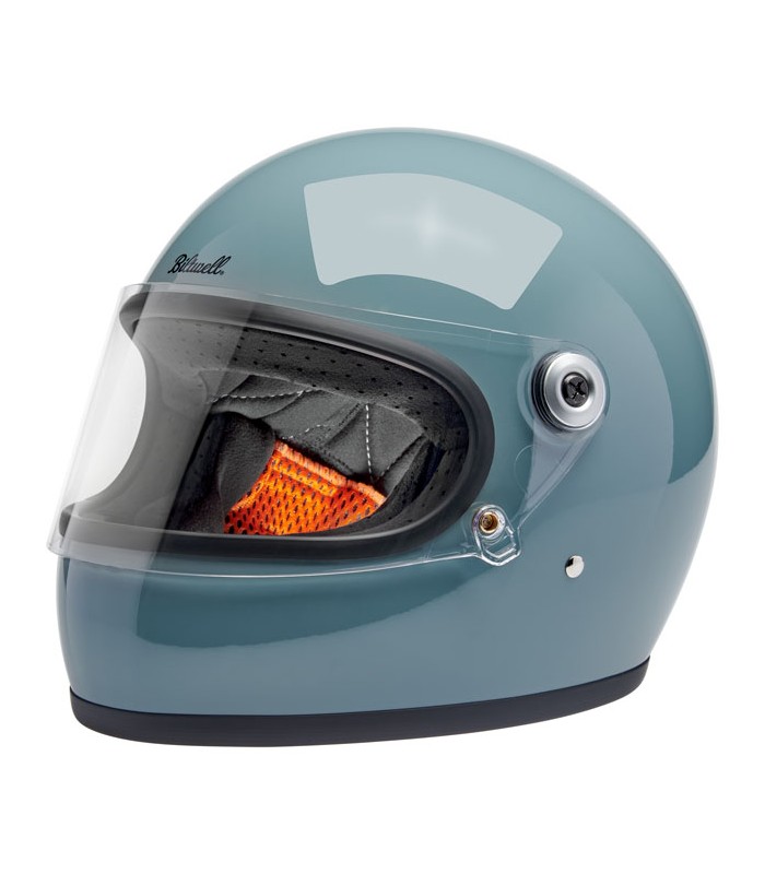 Biltwell Gringo S Agave Blue Gloss helmet