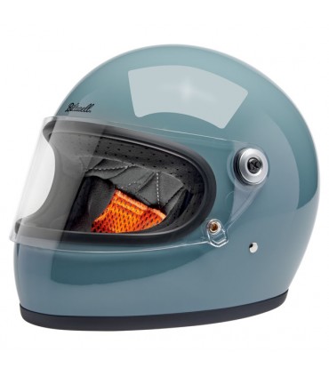 Biltwell Gringo S Agave Blue Gloss helmet