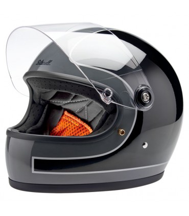Helm Biltwell Gringo S Storm Tracker Grey/Black