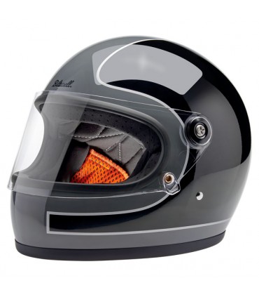 Helm Biltwell Gringo S Storm Tracker Grey/Black