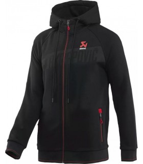 Jacke Akrapovic zip schwarz