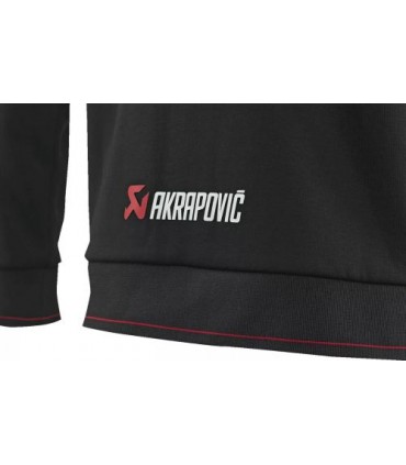Akrapovic felpa nera