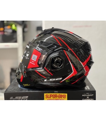 Casco LS2 FF901 Advant X Future 2 carbon rosso