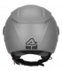 Helmjet Acerbis Brezza dark grau