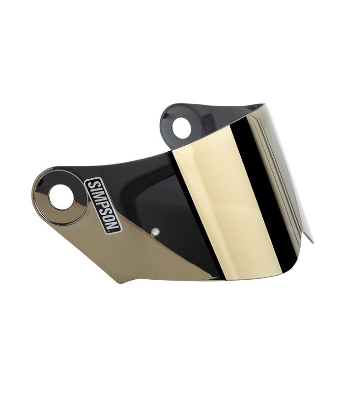 Simpson Darksome gold visor