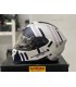 Casque Scorpion Exo-520 Evo Air Banshee blanc bleu lilla