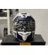 Casque Scorpion Exo-520 Evo Air Banshee blanc bleu lilla