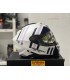 Casque Scorpion Exo-520 Evo Air Banshee blanc bleu lilla