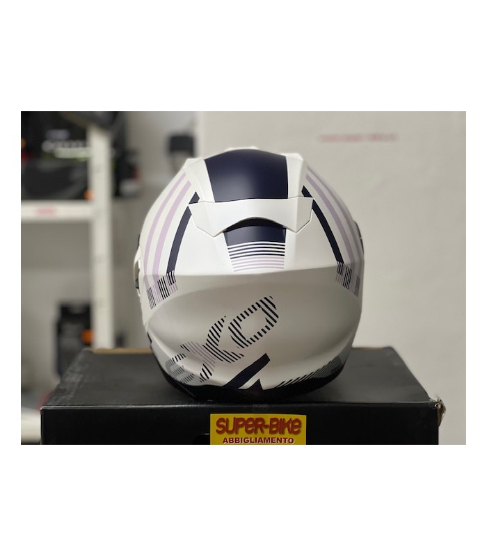 Scorpion Exo-520 Evo Air Banshee weiss blau violet helm
