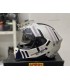Casque Scorpion Exo-520 Evo Air Banshee blanc bleu lilla
