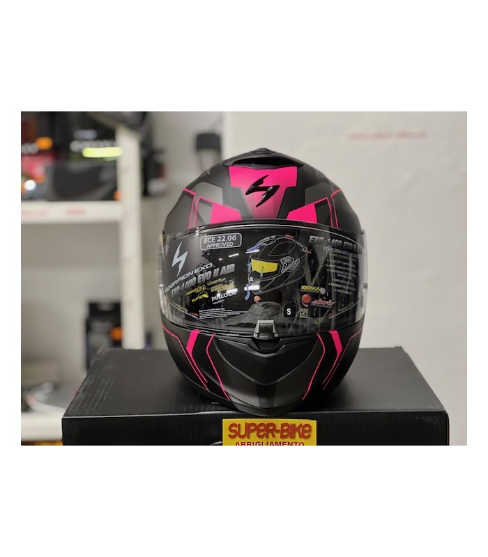 Casque Scorpion Exo 1400 Evo 2 Air Intensio pink