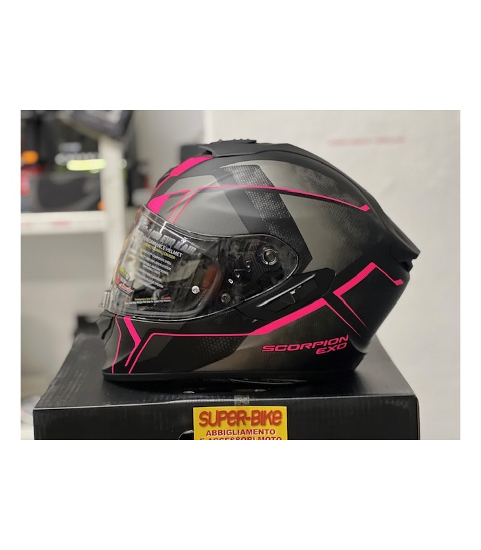 Scorpion Exo 1400 Evo 2 Air Intensio pink helmet
