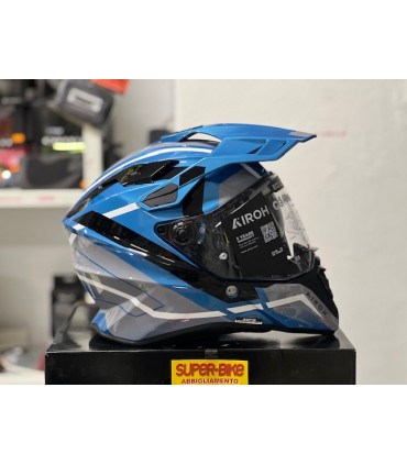 Casque Airoh Commander 2 Mavick cerulean bleu