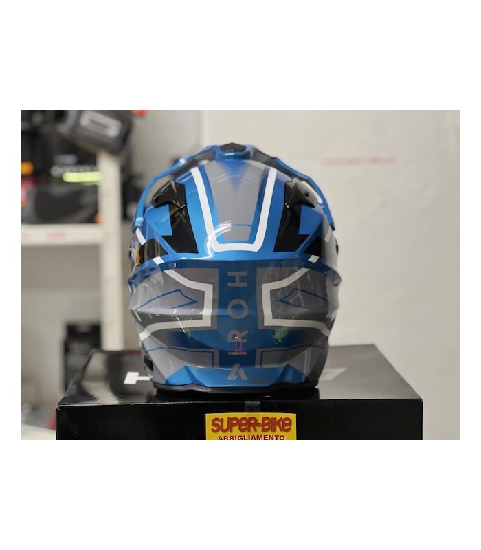 Casque Airoh Commander 2 Mavick cerulean bleu