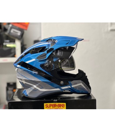 Casque Airoh Commander 2 Mavick cerulean bleu