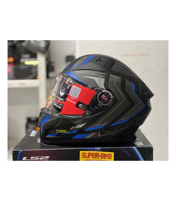 LS2 FF811 Vector 2 Alizer blue helmet