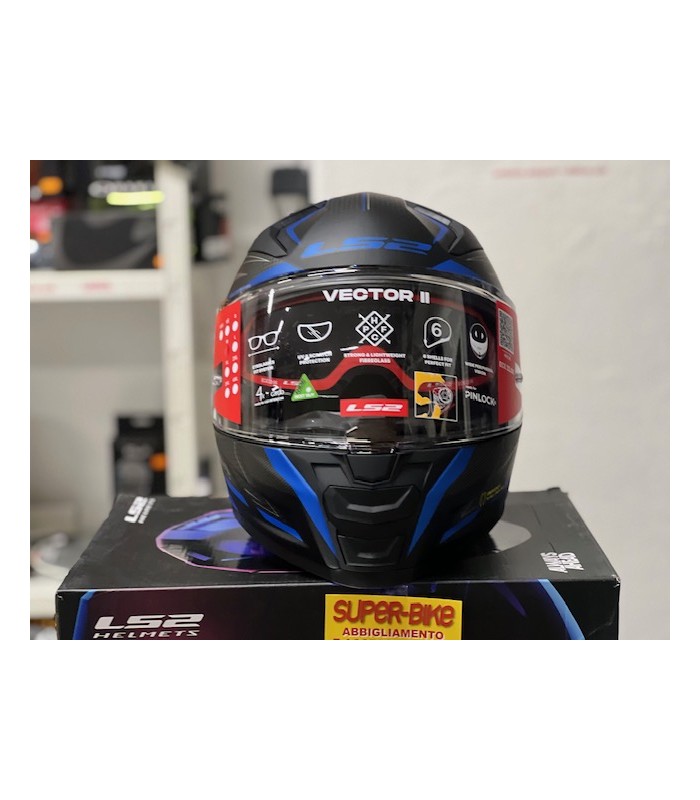 LS2 FF811 Vector 2 Alizer blue helmet