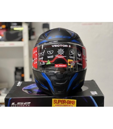 LS2 FF811 Vector 2 Alizer blue helmet