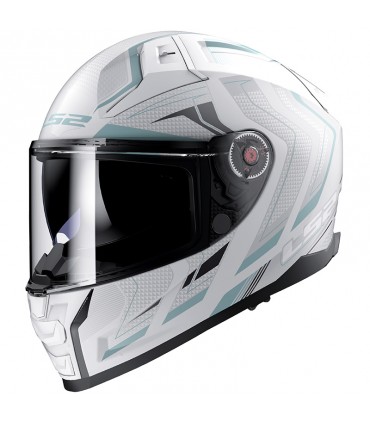 LS2 FF811 Vector 2 Alizer white helmet
