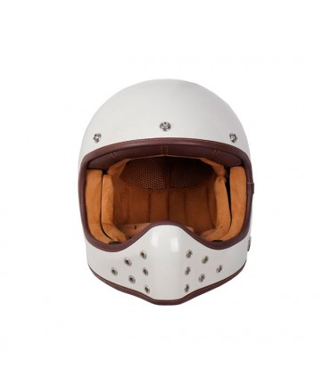 By City The Rock white bone helmet