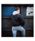 MA-1 hooded bomber jack black