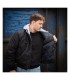 MA-1 hooded bomber jack black