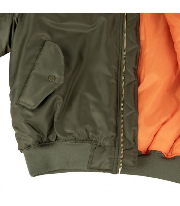 MA-1 BOMBER FLIGHT JACKET DARK GREEN