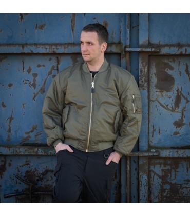 MA-1 BOMBER FLIGHT JACKET DARK GREEN
