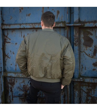 MA-1 BOMBER FLIGHT JACKET DARK GREEN