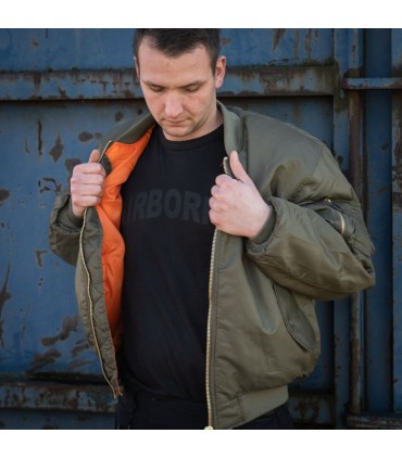 MA-1 BOMBER FLIGHT JACKET DARK GREEN