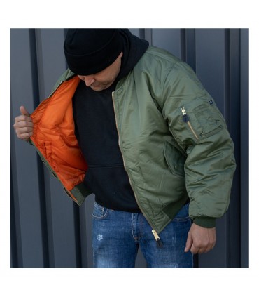 MA-1 BOMBER FLIGHT JACKET GREEN