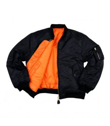 MA-1 BOMBER FLIGHT JACKET noir