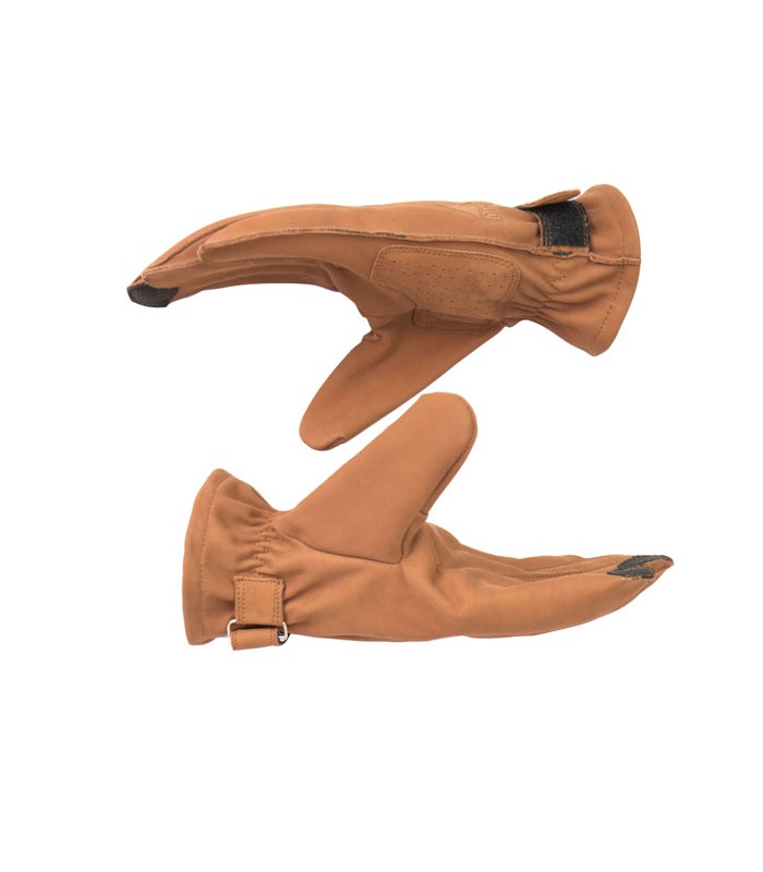 Leder handschuhe By City Texas braun