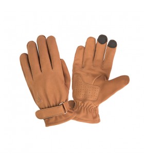 By City Texas leather gloves brown