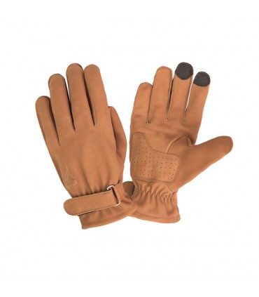 Leder handschuhe By City Texas braun