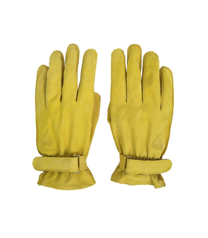Gants en cuir By City Texas jaune