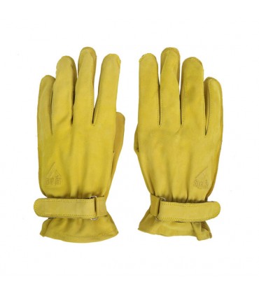 Guanti in pelle By City Texas giallo