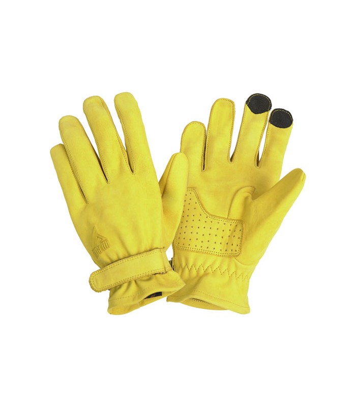 By City Texas leather gloves yellow