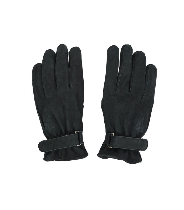 By City Texas leather gloves black