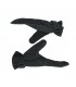Leder handschuhe By City Texas schwarz