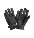 By City Texas leather gloves black