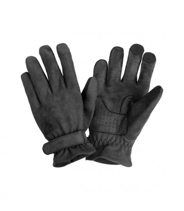 Leder handschuhe By City Texas schwarz